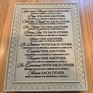 Frame with encouragement phrases